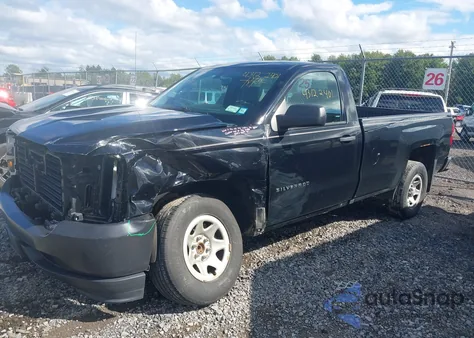 2017 Chevrolet Silverado 1500 Wt из США, поврежденный, VIN 1GCNCNEC5HZ393806